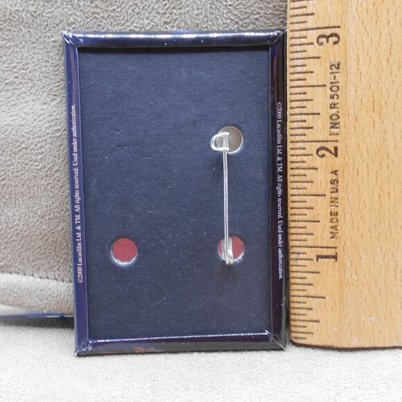 Vintage 2000 Star Wars I The Phantom Menace VHS Promo Pin Button - Picture 3 of 4